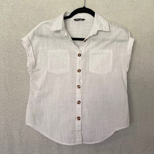 White button up top